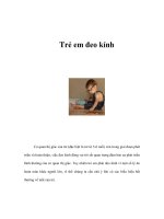 Tài liệu Trẻ em đeo kính docx