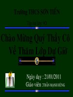 Bài soạn hoa 9 tiet 40 thao giang mung xuan
