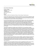 Tài liệu How to Pitch a Brilliant Idea docx