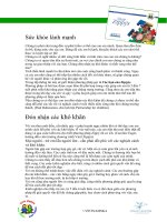 Tài liệu Sức khỏe lành mạnh pptx