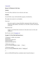 Tài liệu Filtering for Null Values pptx
