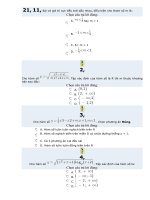 Tài liệu 30 bài tập trắc nghiệm ứng dụng đạo hàm để khảo sát hàm số pdf