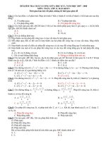 Tài liệu Trắc nghiệm ôn tập học kỳ môn toán lớp 11 nâng cao doc