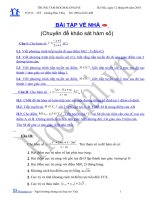 Tài liệu (Luyện thi cấp tốc Toán) Chuyên đề khảo sát hàm số_Bài tập và hướng dẫn giải docx