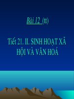 Tài liệu Bài 12 Tiết 21