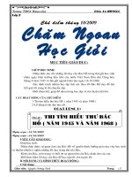 Bài soạn Giáo án hđngll lớp 9 2009-2010