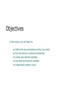 Tài liệu Bài 3: Objectives ppt