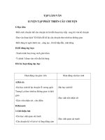 Tài liệu Tập làm văn - LUYỆN TẬP PHÁT TRIỂN CÂU CHUYỆN doc