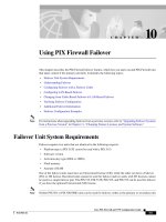 Tài liệu Using PIX Firewall Failover doc