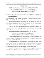 Một số biện pháp nhằm hoàn thiện công tác kế toán bán hàng và xác định kết quả kinh doanh tại công ty cổ phần việt úc 