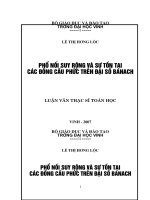 Phổ nối suy rộng và sự tồn tại các đồng cấu phức trên đại số banach 