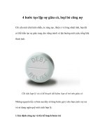 Tài liệu 4 bước tạo lập sự giàu có, loại bỏ công nợ docx