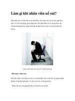 Tài liệu Làm gì khi nhân viên uể oải? pdf