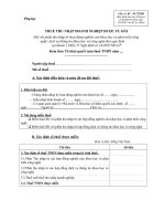 Tài liệu BIỂU MẪU 