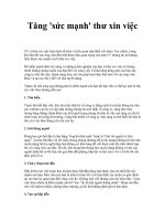 Tài liệu Tăng ''''sức mạnh'''' thư xin việc doc