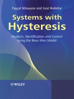 systems with hysteresis. analysis_ identification and control using the bouc–wen model