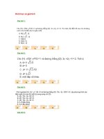 Tài liệu HÌNH GIẢI TÍCH 3
