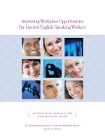 Tài liệu Improving Workplace Opportunities For Limited English-Speaking Workers doc