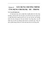 Tài liệu công nghệ CTI và khả năng ứng dụng trong hệ thống BANK - BY - PHONE, chương 16 docx