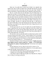 Nghiên cứu sự tạo phức đa ligan trong hệ xylenol orange(xo)   Nd(III)  CCL3COOH bằng phương pháp trắc quang và ứng dụng phân tích 