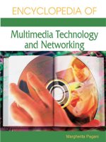 Tài liệu Encyclopedia of Multimedia Technology and Networking docx