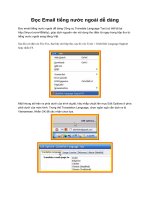Tài liệu c Email tiếng nước ngoài dễ dàng docx