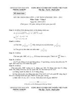 Bài soạn Đề + đáp án biểu điểm kì thi HSG huyên Mai Sơn 2011