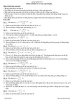 Bài soạn Bt Nghi Tet 2011 Toán 12av