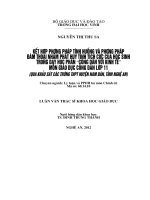 Kết hợp phương pháp tình huống và phương pháp đàm thoại nhằm phát huy tính tích cực của học sinh trong dạy học phần công dân với kinh tế môn giáo dục công dân lớp 11 