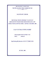 Một số đặc trưng sinh học và sản xuất kháng huyết thanh virus khảm đốm gân lá ớt 