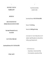 Khảo sát một số bài toán hình học phẳng bằng ngôn ngữ số phức 