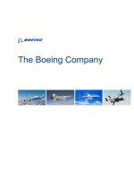 Nghiên cứu về công ty boeing và các bài học kinh nghiệm 