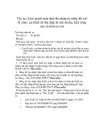 Tài liệu Thủ tục Khai quyết toán thuế thu nhập cá nhân đối với tổ chức docx