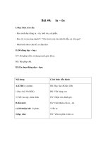 Tài liệu Tiếng việt lớp 1 - Bài 40: iu – êu ppt