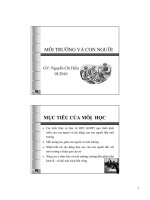 Tài liệu Môi trường và con người - chương 1 pdf