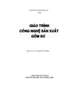 Công nghệ sản xuất gốm sứ