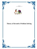 Tài liệu Theory of Inventive Problem Solving pdf