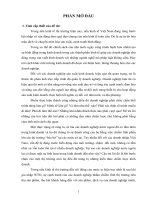 Hoạch định chiến lược kinh doanh tại công ty CP mía đường 333 giai đoạn 2011   2015 