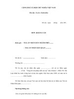 Tài liệu Mẫu đơn kháng cáo - hình sự pptx