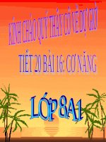 Gián án BAI 16 CO NANG