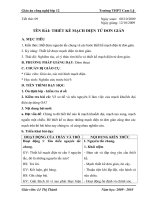 Gián án Tiết 9 Công nghệ 12