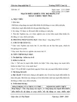 Gián án Tiết 15 Công nghệ 12