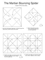 Tài liệu Nghệ thuật xếp hình Nhật Bản:martian bouncing spider pptx