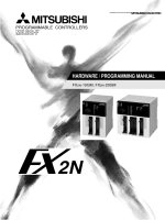 Tài liệu HARDWARE / PROGRAMMING MANUAL FX2N-10GM, FX2N-20GM pptx