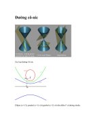 Tài liệu Đường cô-nic doc