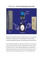 Tài liệu “Đo” server - Tốn kém nhưng đáng để thực hiện doc