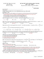 Tài liệu đề ôn thi ĐH 2011 có đa