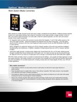 Tài liệu Work Station Media Converters doc