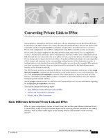 Tài liệu Converting Private Link to IPSec ppt