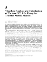 Tài liệu Laser điốt được phân phối thông tin phản hồi và các bộ lọc du dương quang P5 pdf
